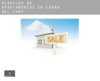 Alquiler de apartamentos en  Cabra del Camp