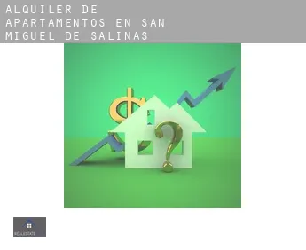 Alquiler de apartamentos en  San Miguel de Salinas