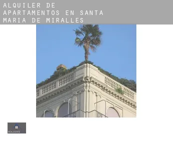 Alquiler de apartamentos en  Santa Maria de Miralles